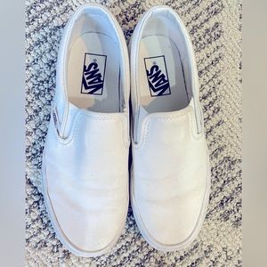Slip-on white Vans